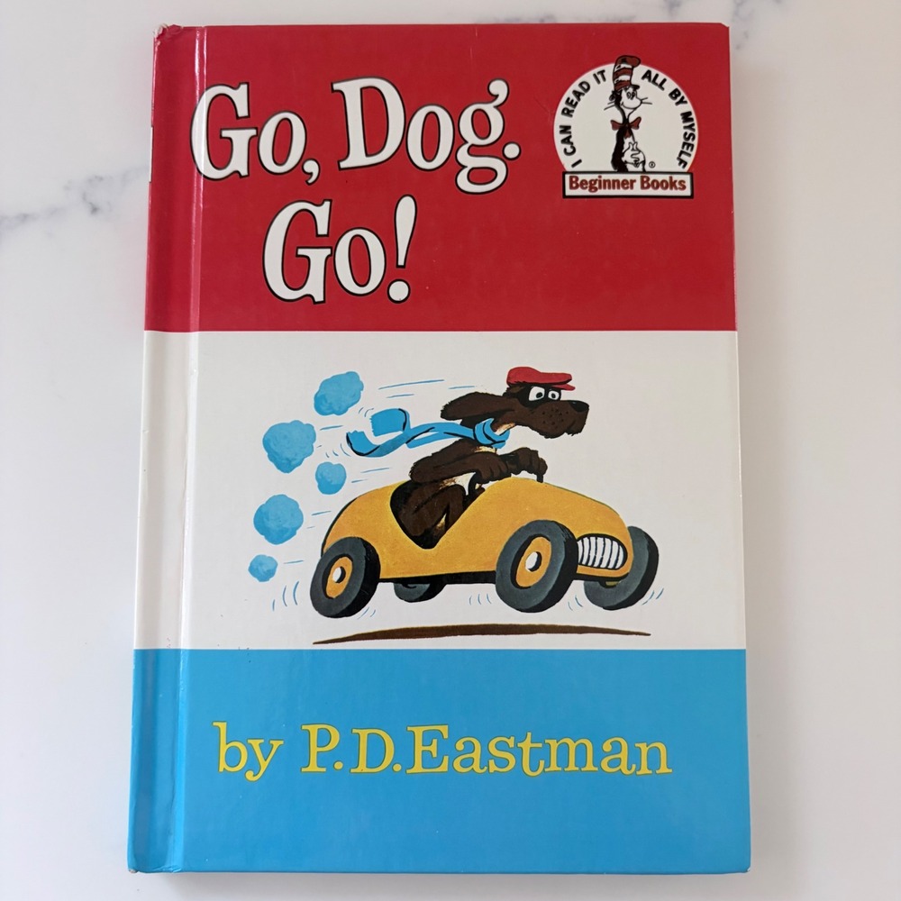Go Dog Go P.D. Eastman Beginner Books Hardcover Childrens Book 0-394-80020-6